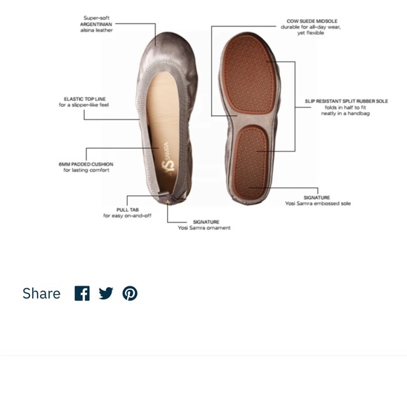 Yosi Samra Samara Foldable Ballet Flat - Picture 2 of 11